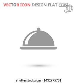 dish vector icon 10 eps , Lorem ipsum Flat design