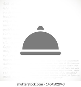 dish vector icon 10 eps , Lorem ipsum Flat design