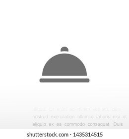 dish vector icon 10 eps , Lorem ipsum Flat design