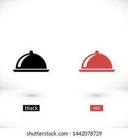 dish vector icon 10 eps , Lorem ipsum Flat design