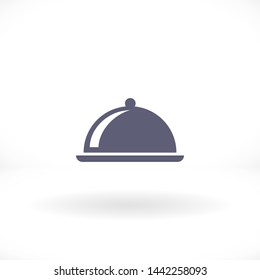 dish vector icon 10 eps , Lorem ipsum Flat design