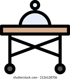dish Vector illustration on a transparent background. Premium quality symbols. Stroke vector icon for concept and graphic design.