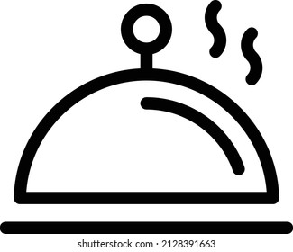 dish Vector illustration on a transparent background. Premium quality symbols. Stroke vector icon for concept and graphic design.