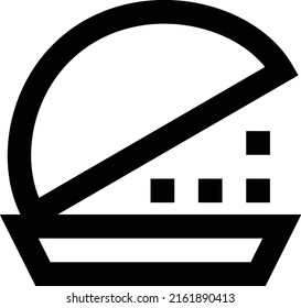 dish Vector illustration on a transparent background.Premium quality symmbols.Stroke vector icons for concept and graphic design.