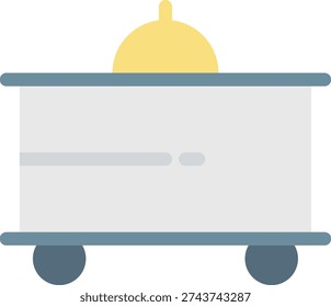 dish Vector illustration on a transparent background. Premium quality symmbols. Line Color vector icons for concept and graphic design.