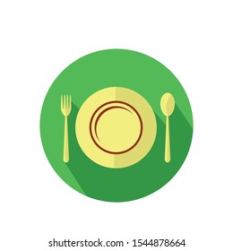 dish vector illustration simple clip art