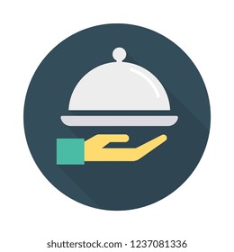 dish  waiter   serve  