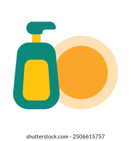 Dish Washer Flat Icon Design For Personal nad Commercial Use
