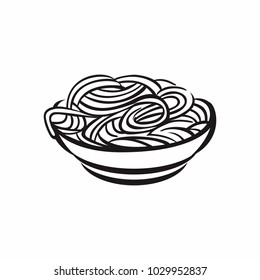 The dish in which wheat spaghetti with red sauce