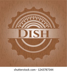 Dish wood signboards