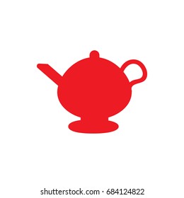 Dishes flat icon on white background.