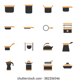 Dishes simply icons for web and user interfaces