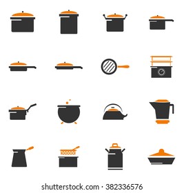 Dishes simply icons for web and user interfaces