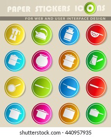 Dishes simply symbols for web and user interface