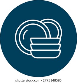Dishware Icon Vector Design for Personal And Commercial use