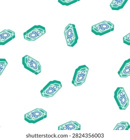 dishware on tray buffet isometric seamless pattern. dishware on tray buffet sign illustration