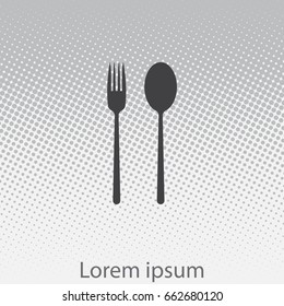 dishware vector icon. vector illustration