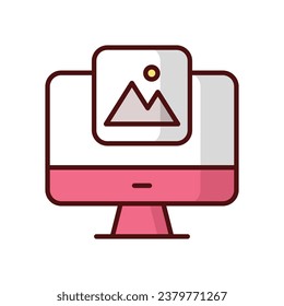 Icono del lavavajillas aislamiento de fondo blanco vectorial ilustración