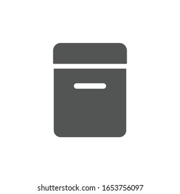 Icono del lavavajillas. Símbolo de cocina moderno, simple, vector, icono para el diseño de sitios web, aplicación móvil, ui.  Ilustración vectorial