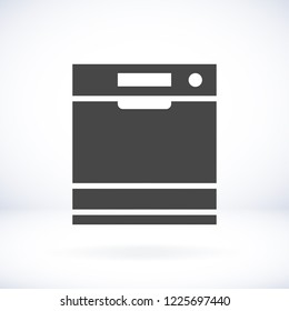 Dishwasher icon. Vector  Eps 10 