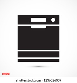 Dishwasher icon. Vector  Eps 10 