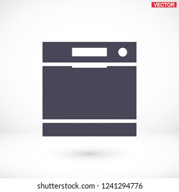 Dishwasher icon. Vector  Eps 10 