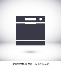 Dishwasher icon. Vector  Eps 10 