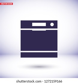 Dishwasher icon. Vector  Eps 10 