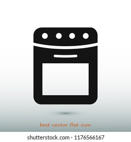 Dishwasher icon vector , stock vector illustration flat design style