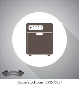 Dishwasher vector icon