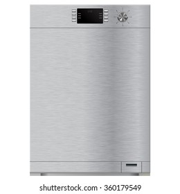 Dishwasher  Vector   isolated on white background.