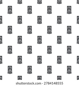 Dishwasher washing machine icon creating a repetitive pattern of household chore
