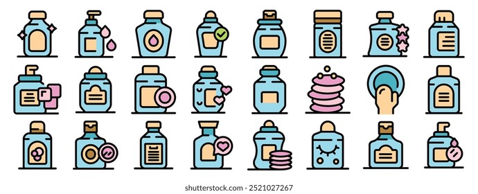 Dishwashing liquid bottles with various designs and features, representing cleanliness and hygiene in the kitchen