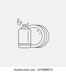 Dishwashing liquid Flat Icon
