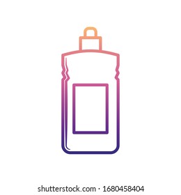 dishwashing liquid nolan icon. Simple thin line, outline vector of BOTTLE icons for ui and ux, website or mobile application