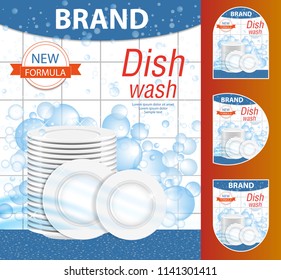 Dishwashing Liquid Label Design High Res Stock Images Shutterstock