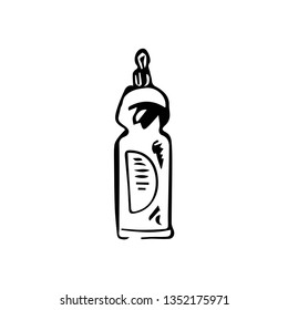 dishwashing liquid vector sketch