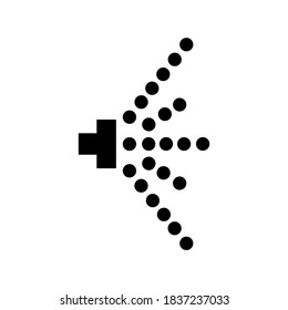 Desinfizieren Sie das Symbol, Vektorgrafik, einzeln auf weißem Hintergrund. EPS10