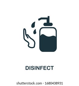 Disinfect icon. Simple illustration from coronavirus collection. Creative Disinfect icon for web design, templates, infographics and more