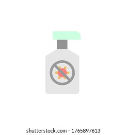 Disinfectant, coronavirus icon. Simple color vector elements of viral pandemic icons for ui and ux, website or mobile application