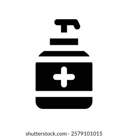 disinfectant icon. vector glyph icon for your website, mobile, presentation, and logo design.