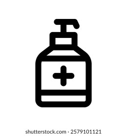 disinfectant icon. vector line icon for your website, mobile, presentation, and logo design.