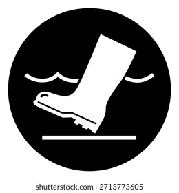 Desinfektionsmittel-Punktsymbol, Vektorgrafik, einzeln auf weißem Hintergrund. EPS10