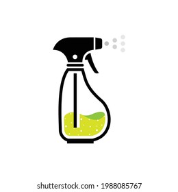 Vector de icono de diseño de aerosol desinfectante para su ilustración