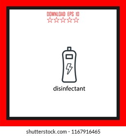 disinfectant  vector icon