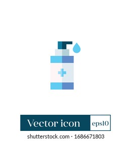 Disinfectant vector icon illustration. Ui/Ux. Premium quality.