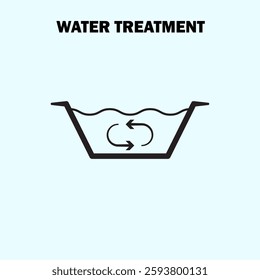 disinfectant water treatment icon design