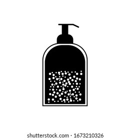 disinfected spray bootle vector icon,