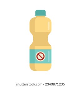 Disinfection bleach icon. Flat illustration of Disinfection bleach vector icon for web design isolated