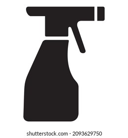Disinfection and Cleaning icons in flat style. Isolated on a white background.